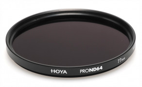 Фільтр нейтрально-сірий Hoya Pro ND 64 (6 стопів) 58 мм
