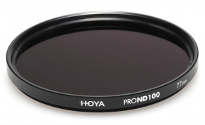 Фільтр нейтрально-сірий Hoya Pro ND 100 (6,6 стопів) 77 мм