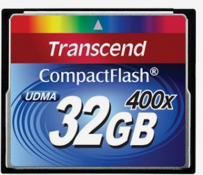 Карта памяти Transcend CF 32GB x400 (TS32GCF400)