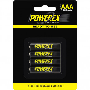 Акумулятори з низьким саморозрядом Maha Powerex Precharged AAA 1000mAh 4шт