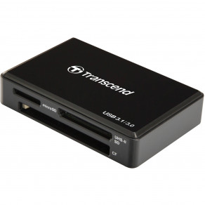 Кардридер Transcend USB 3.1 UHS-II Black R260/W190 (TS-RDF9K)