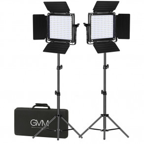 Набор постоянного LED видеосвета GVM 800D-RGB (3200-5600K) х2