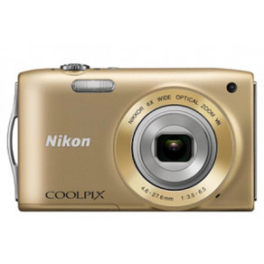 Фотоаппарат Nikon Coolpix S3300 Gold