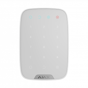 Беспроводная сенсорная клавиатура Ajax KeyPad Белая