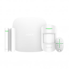 Стартовый комплект Ajax StarterKit Plus (HubPlus, MotionProtect, DoorProtect, SpaceControl) Белый