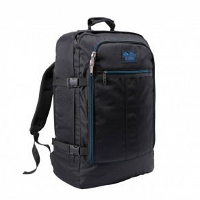 Рюкзак для ручной клади Cabin Max Metz Re.Source Black & Blue Zip (55х40х20 см)