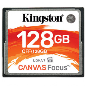 Карта памяти CF Kingston Canvas Focus 128GB (R150/W130)