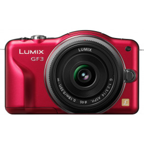 Фотоаппарат Panasonic DMC-GF3 Kit 14mm Red