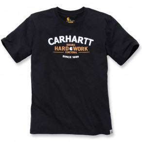 Футболка Carhartt Graphic Hard Work T-Shirt S/S 103406 (Black)