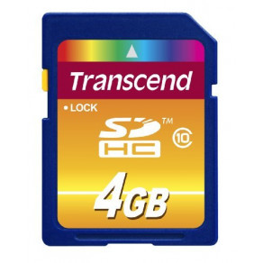 Карта памяти Transcend SDHC 4GB Class 10
