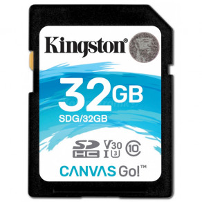Карта памяти SDHC Kingston 32GB C10 UHS-I U3 (R90/W45)