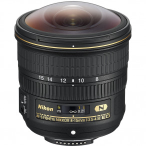 Объектив Nikon AF-S 8-15mm f/3.5-4.5E ED FISHEYE