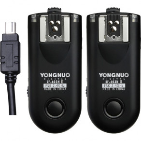 Радіосинхронізатор для накамерних спалахів Yongnuo RF-603II N3 Nikon