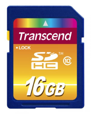 Карта памяти Transcend SDHC 16GB Class 10 (TS16GSDHC10)