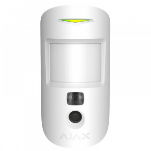 Бездротовий датчик руху з фотокамерою Ajax MotionCam Білий