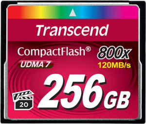 Карта памяти Transcend CF 256GB x800 (TS256GCF800)