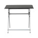 Складаний стіл LIFETIME 80623 (75 x 52 x 66 см) Чорний/Сріблястий