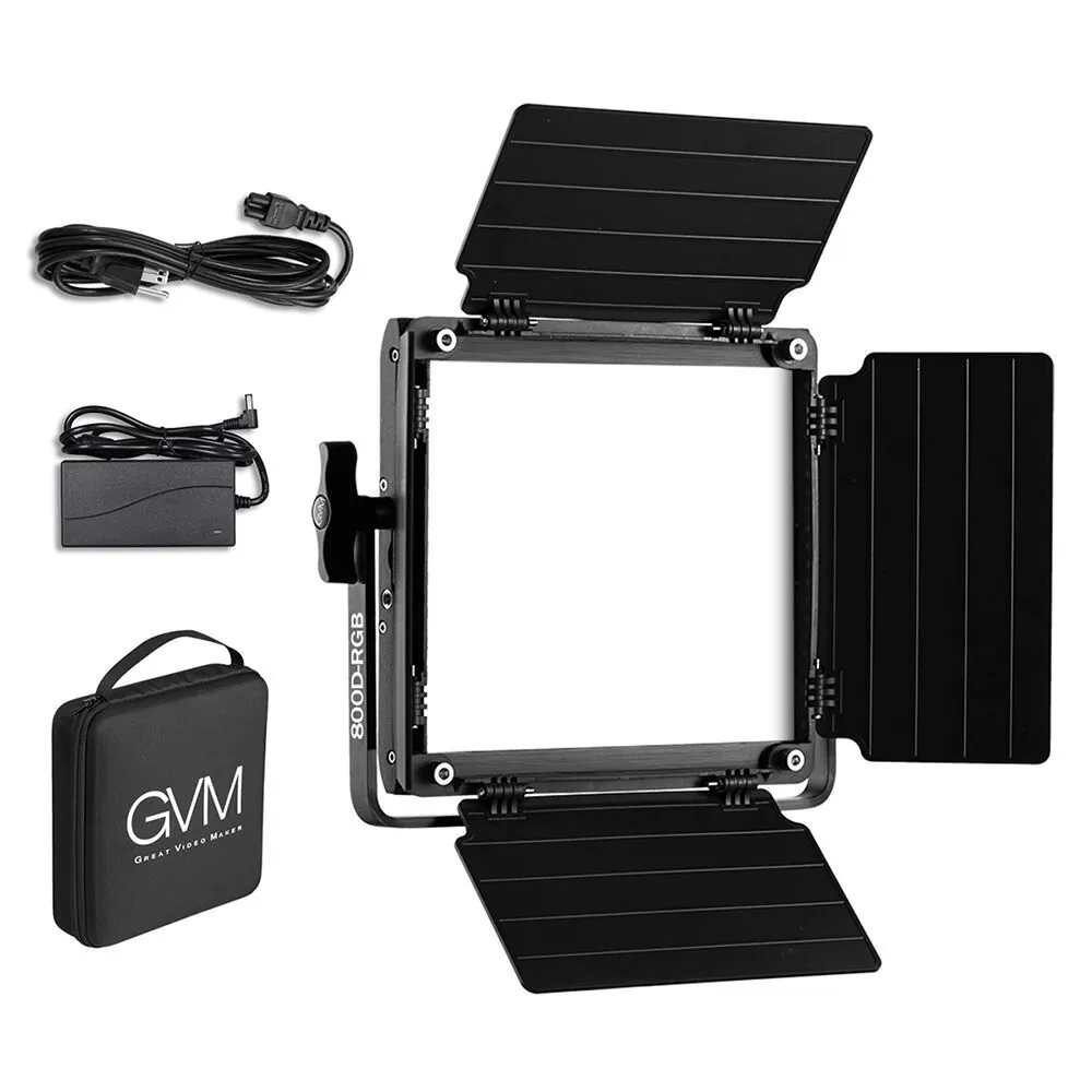Постійне LED відеосвітло GVM 800D-RGB (3200-5600K)(800D-RGB