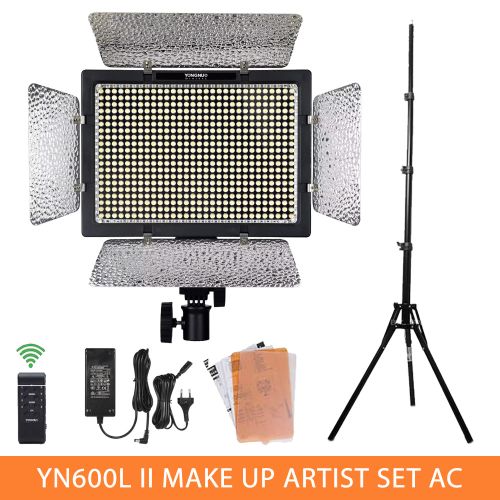 Набір світла YN-600II Makeup Artist Set AC (YN600LII, LS-8005B, YN12v5a)