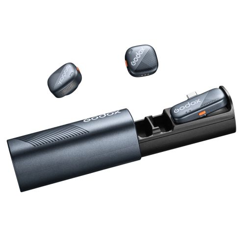 Мікрофонна радіосистема Godox Cube-SC Kit2 для мобільних пристроїв USB-C (приймач + 2 мікрофони)