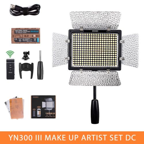 Набор света YN-300III Makeup Artist Set DC (YN-300III, аккумулятор)