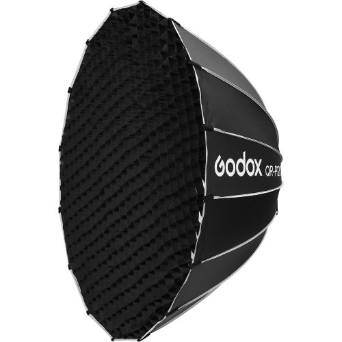Софтбокс швидкозбірний параболічний Godox 120 см (QR-P120T) з сотами